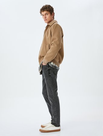 Slim Fit Kot Pantolon - Brad Jean