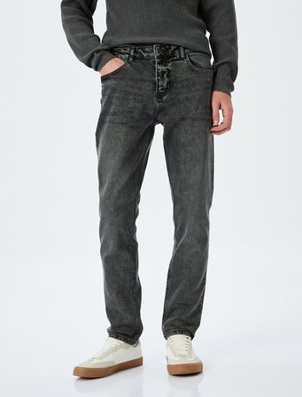 Slim Fit Kot Pantolon - Brad Jean