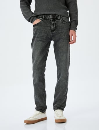 Slim Fit Kot Pantolon - Brad Jean