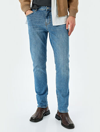 Slim Fit Kot Pantolon - Brad Jean