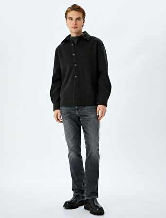 Pamuklu Normal Bel Düz Paça Straight Fit Jean Pantolon - Mark Jean