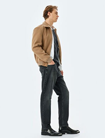 Normal Bel Pamuklu 90's Straight Fit Jean Pantolon - Korban Jean