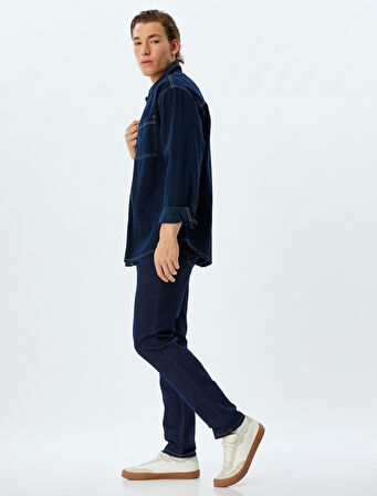 Slim Fit Kot Pantolon - Brad Jean