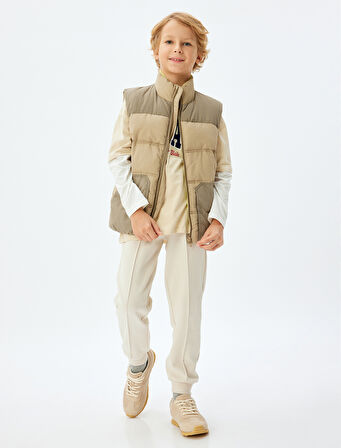 Jogger Eşofman Altı Beli Bağlamalı Şardonlu