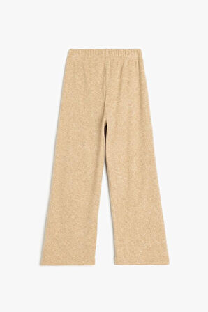 Koton Kız Çocuk Nervür Detaylı Beli Lastikli Viskon Karışımlı Pantolon