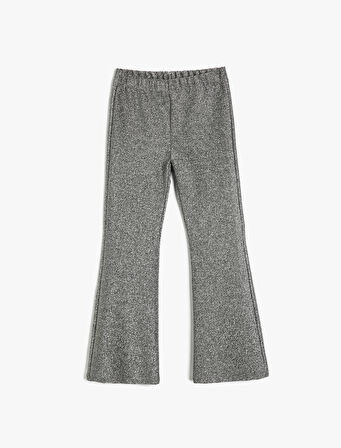 İspanyol Paça Pantolon Beli Lastikli