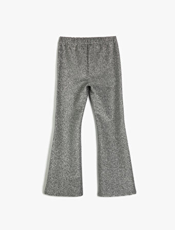 İspanyol Paça Pantolon Beli Lastikli