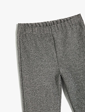 İspanyol Paça Pantolon Beli Lastikli