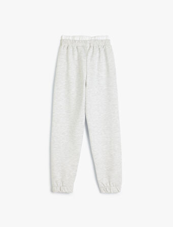 Basic Jogger Eşofman Altı Beli Lastikli Çift Bel Detaylı