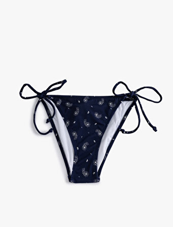 İpli Bikini Altı Şal Desenli Astarlı