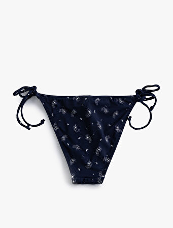 İpli Bikini Altı Şal Desenli Astarlı
