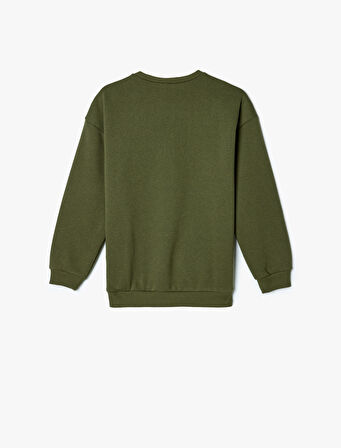 Batman Sweatshirt Lisanslı Uzun Kollu Bisiklet Yaka