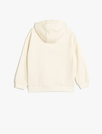 Batman Kapşonlu Sweatshirt Lisanslı Kanguru Cepli Şardonlu