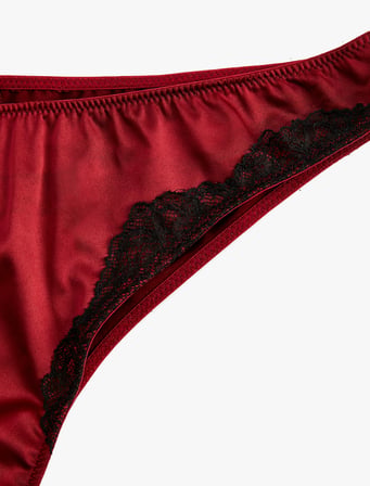 Dantel Detaylı Brazilian Külot