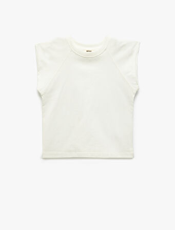 Basic Tişört Kısa Kollu Bisiklet Yaka Pamuklu