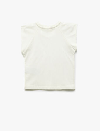 Basic Tişört Kısa Kollu Bisiklet Yaka Pamuklu