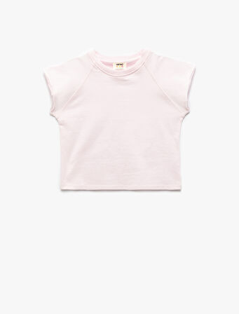 Basic Tişört Kısa Kollu Bisiklet Yaka Pamuklu