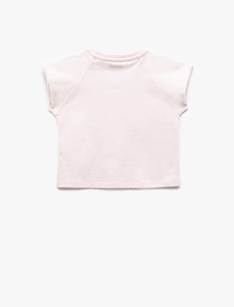 Basic Tişört Kısa Kollu Bisiklet Yaka Pamuklu