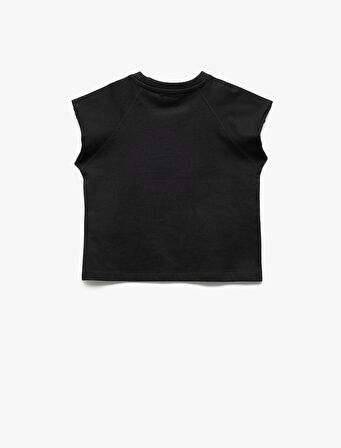 Basic Tişört Kısa Kollu Bisiklet Yaka Pamuklu