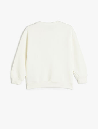 Beetlejuice Sweatshirt Lisanslı Uzun Kollu Bisiklet Yaka 