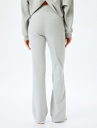 Pamuklu İspanyol Paça Eşofman Altı