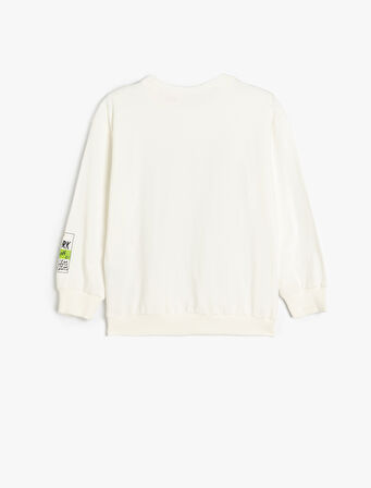 Örümcek Adam Sweatshirt Baskılı Lisanslı Uzun Kollu Pamuklu