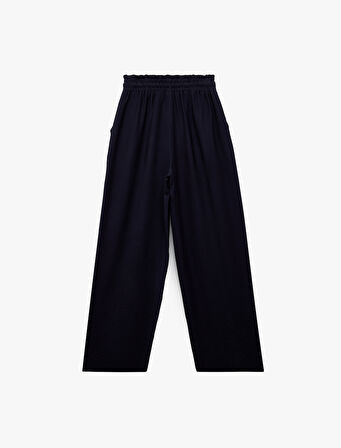 Regular Fit Viskon Geniş Paça Palazzo Pantolon