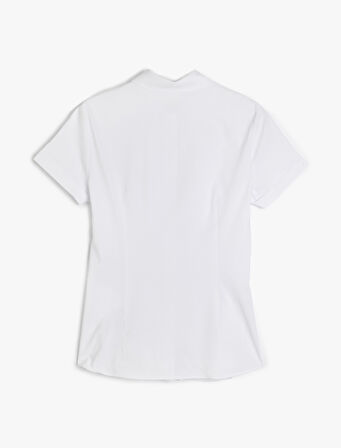 Slim Fit Klasik Yaka Kısa Kollu Gömlek