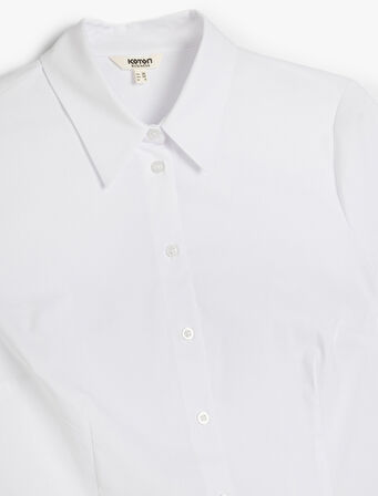 Slim Fit Klasik Yaka Kısa Kollu Gömlek