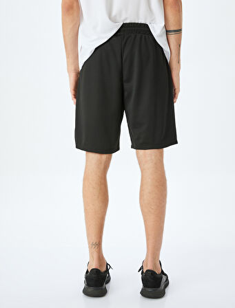 Beli Bağcıklı Cep Detaylı Spor Şort