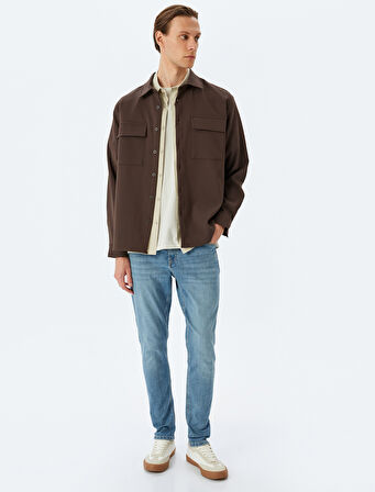 Skinny Fit Kot Pantolon - Michael Jean