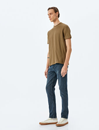 Slim Fit Kot Pantolon - Brad Jean