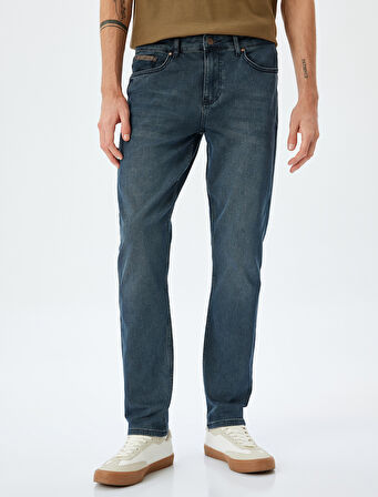 Slim Fit Kot Pantolon - Brad Jean