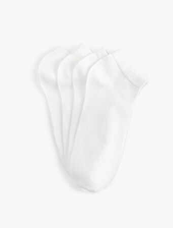 4 Pack Bootie Socks