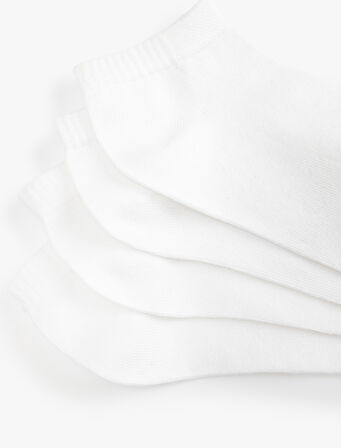 4 Pack Bootie Socks