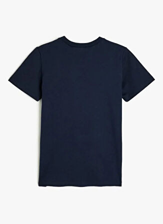 Koton Baskılı Lacivert Erkek Çocuk T-Shirt 5SKB10181TK