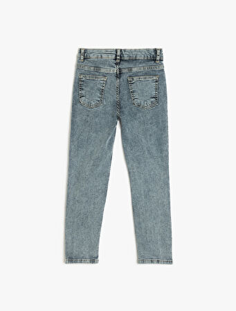 Dar Paça Kot Pantolon - Skinny Jean