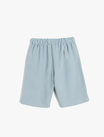 Basic Beli Bağcıklı Cepli Şort
