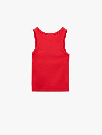 Pamuklu Bisiklet Yaka Kolsuz Kaşkorse Basic Atlet