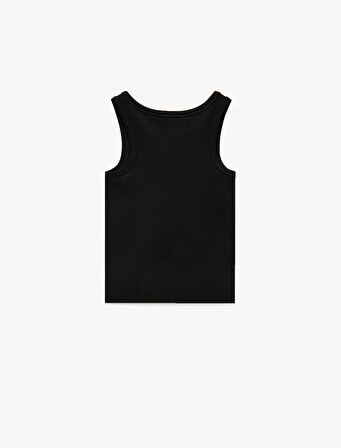 Pamuklu Bisiklet Yaka Kolsuz Kaşkorse Basic Atlet