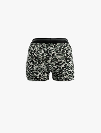 Kamuflaj Desenli Pamuklu 3'lü Boxer Seti