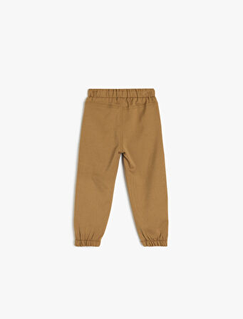 Jogger Pantolon Beli Bağlamalı Cepli