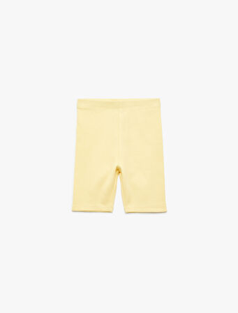 Pamuklu Beli Lastikli Basic Tayt