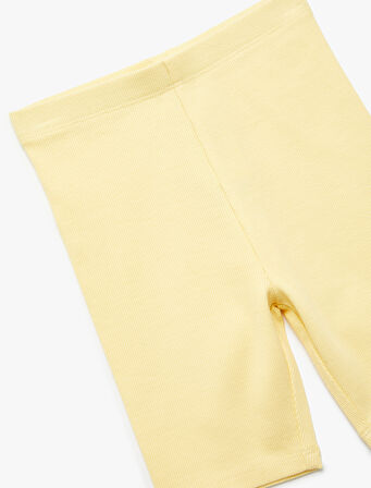 Pamuklu Beli Lastikli Basic Tayt