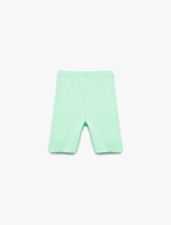 Pamuklu Beli Lastikli Basic Tayt