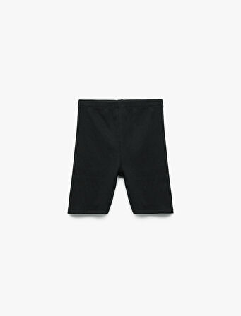 Pamuklu Beli Lastikli Basic Tayt