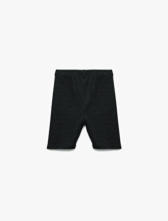 Pamuklu Beli Lastikli Basic Tayt