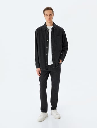 Slim Fit Kot Pantolon - Brad Jean