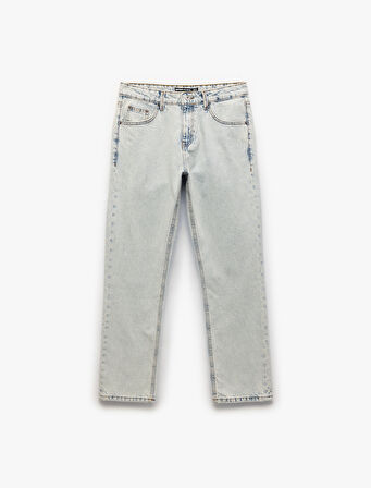 Normal Bel Pamuklu 90's Slim Fit Jean Pantolon - Howland Jean