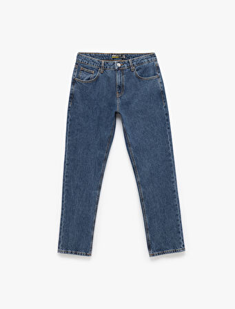 Normal Bel Pamuklu 90's Slim Fit Jean Pantolon - Howland Jean